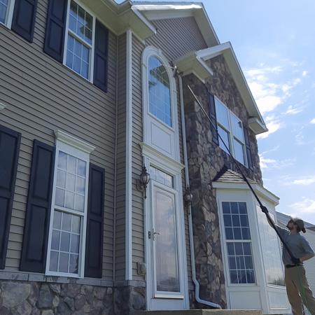 Exterior window cleaning min