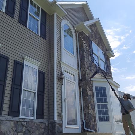 Exterior window cleaning min