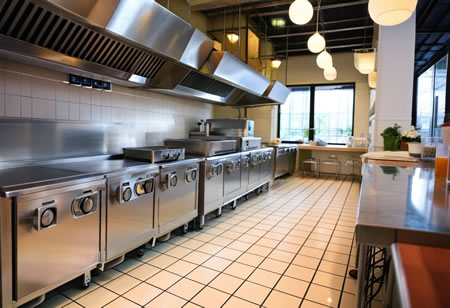 Commercial kitchen cleaning